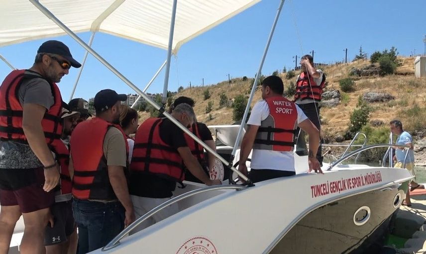Tunceli’de amatör denizcilik eğitimi ilk kez gerçekleştirildi