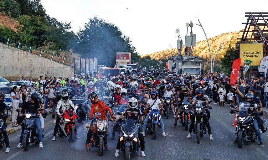 Tunceli'de MamekiFest Kapsamında Motosiklet Turu Düzenlendi