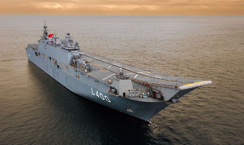 Türk donanması TCG Anadolu ile çok daha güçlü: Doğu Akdeniz’deki konumuna dikkat çekildi
