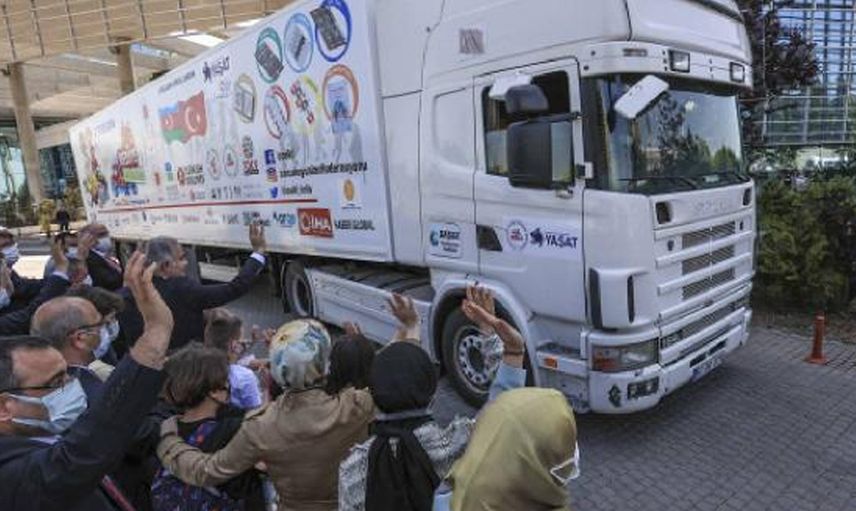 Türkiye Dağlık Karabağ'daki Çocuklara Karavan Hediye Etti