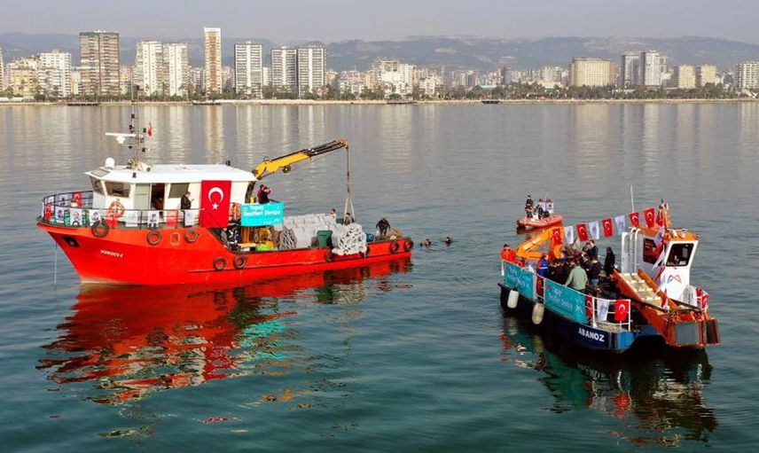 Türkiye’de Bir İlk: 3D Yazıcıyla Üretilen Yapay Resifler Mersin’de Denize Bırakıldı!