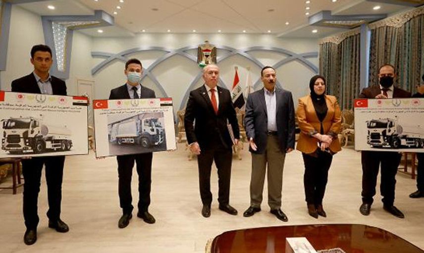 Türkiye'den Musul, Kerkük ve Diyala Belediyelerine Yardım