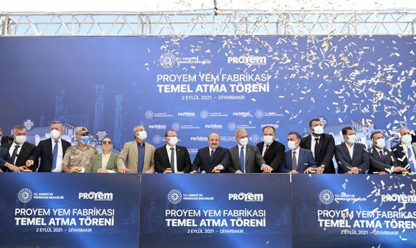 Türkiye'nin En Büyük Yem Fabrikasının Temeli Atıldı