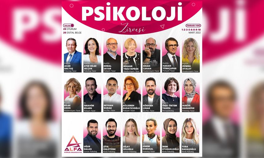 Türkiye’nin En Büyük Psikoloji Zirvesi 1 Mart’ta Başlıyor