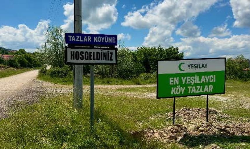 Türkiye’nin en Yeşilaycı köyü Tazlar, sağlıklı yaşam tarzıyla dikkat çekiyor
