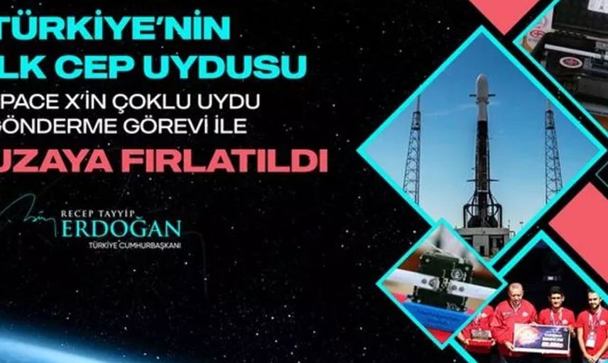 Türkiye'nin İlk Cep Uydusu Grizu-263A Uzaya Fırlatıldı