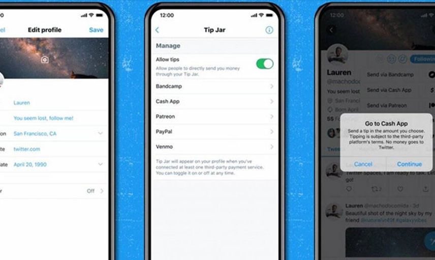 Twitter Bahşiş Kutusu Özelliğini Duyurdu