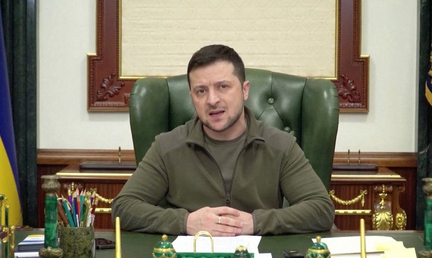 Ukrayna Devlet Başkanı Zelenskiy başkanlık ofisinden yapılan iddialara cevap verdi: Kiev'de kalıyorum, saklanmıyorum, korkmuyorum