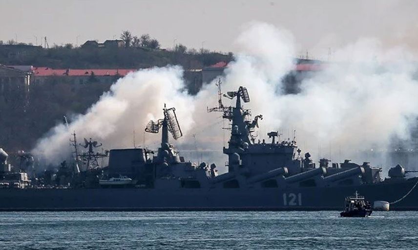 Ukrayna tarafından batırılan Moskova gemisinde Vladimir Putin ne arıyor? Gemi hakkında yabancı basında ortaya atılan iddialar!