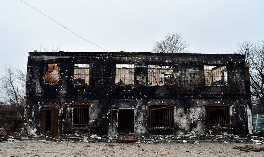 Ukrayna'da korkunç görüntüler: Sokaklar patlamaya hazır mühimmatlarla doldu!
