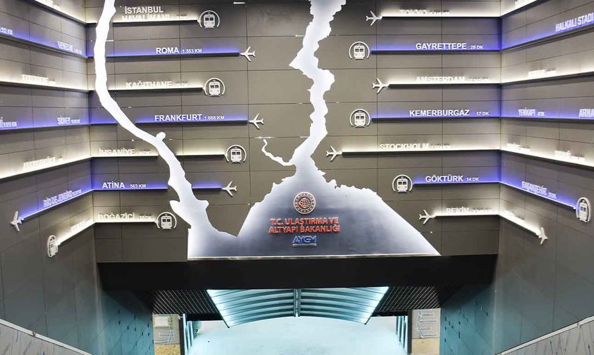 Ulaştırma ve Altyapı Bakanı Adil Karaismailoğlu açıkladı: Türkiye'nin en hızlı metrosu unvanına sahip Gayrettepe-İstanbul Havalimanı metro hattının yüzde 98'i tamamlandı!