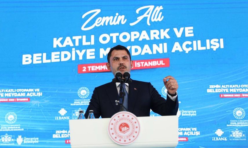 Ümraniye Zemin Altı Katlı Otopark ve Belediye meydanı açılış törenine katılan Murat Kurum’dan önemli açıklamalar
