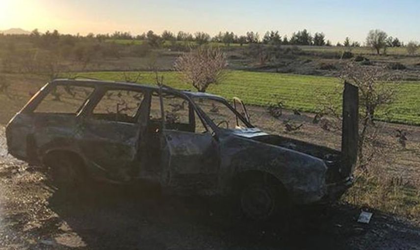 Uşak’ta Seyir Halindeki Otomobil Yanarak Küle Döndü