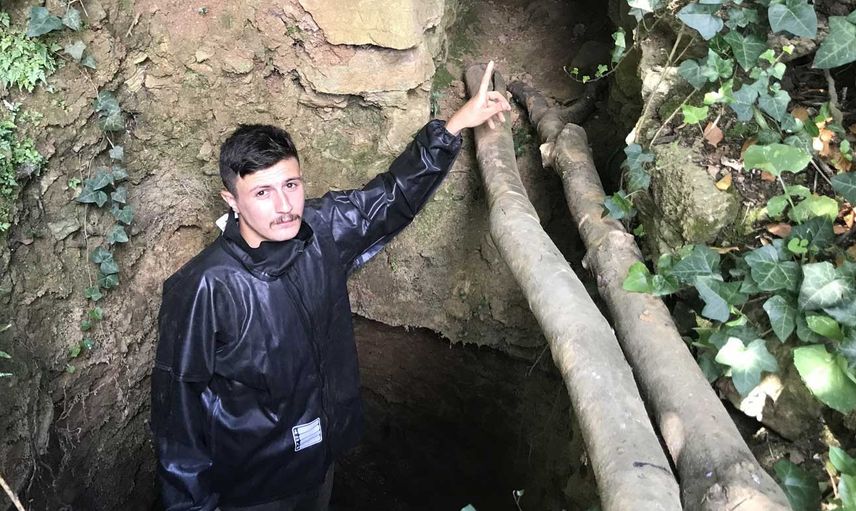 Üsküdar'da henüz keşfedilmemiş 7 asırlık gizli tünel defineciler tarafından tahribata uğradı!