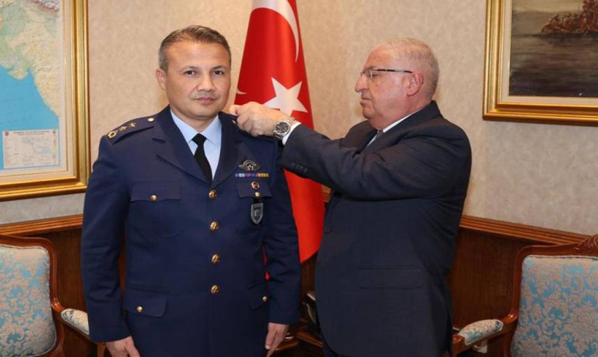 Uzaya giden ilk Türk olacak: Rütbesini Bakan Güler taktı