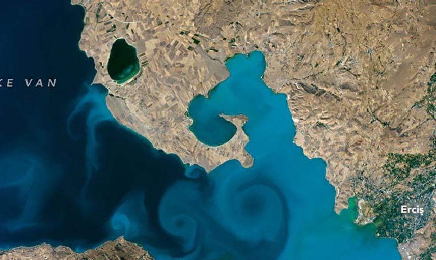 Van Gölü'nün Uzaydan Çekilen Fotoğrafı NASA'nın Favorileri Arasında!