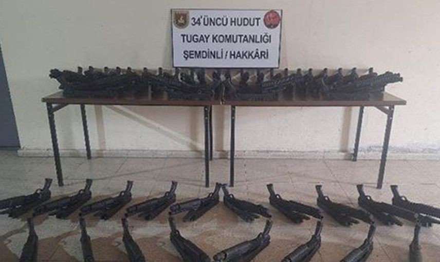 Van ve Hakkari'de Silah ve Mühimmat Ele Geçirildi