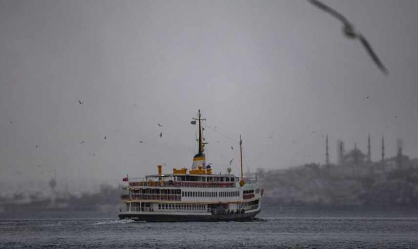 Vapur seferleri hava muhalefeti nedeniyle iptal edildi