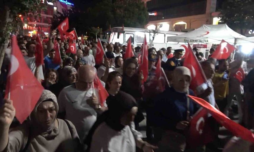 Yalova'da 15 Temmuz anma programı düzenlendi