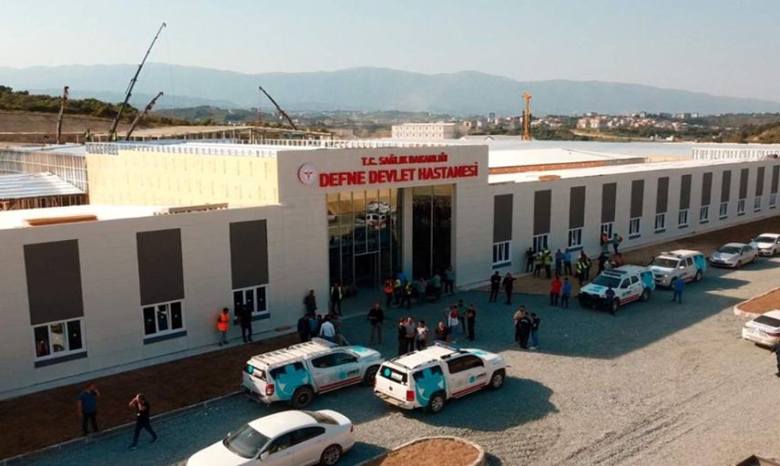 Yapımı 2 ayda tamamlandı: Defne Devlet Hastanesi hizmete açılıyor