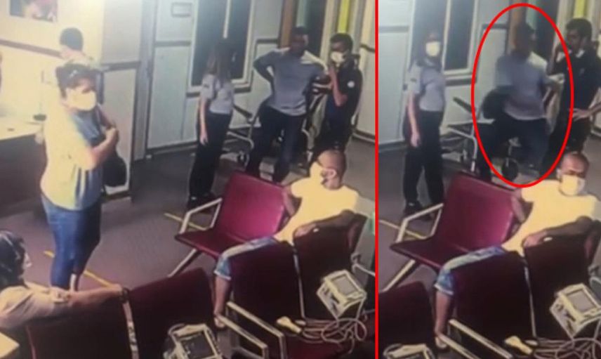 Yardım İstediği Polisin Tabancasını Alıp Hastanede Korku Dolu Anlar Yaşattı