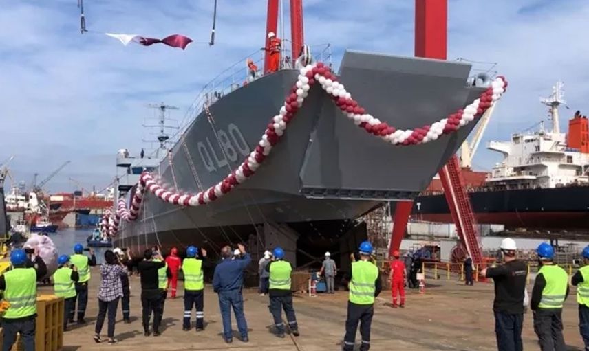 Yerli Çıkarma Gemisi Marmara Denizi'ne İndirildi