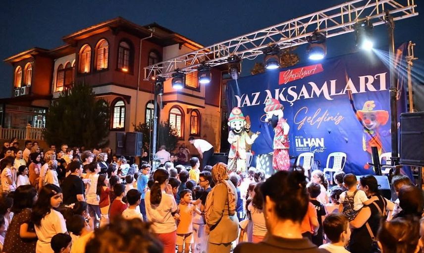 Yeşilyurt’ta yaz akşamları coşkusu