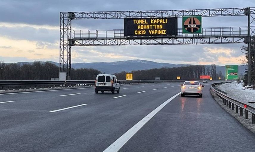 Yola çıkacaklar dikkat: Bolu Dağı Tüneli Ankara-İstanbul yönü ulaşıma kapatıldı