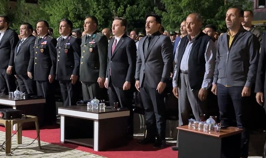 Yüksekova'da 15 Temmuz Demokrasi ve Milli Birlik Günü etkinliği düzenlendi