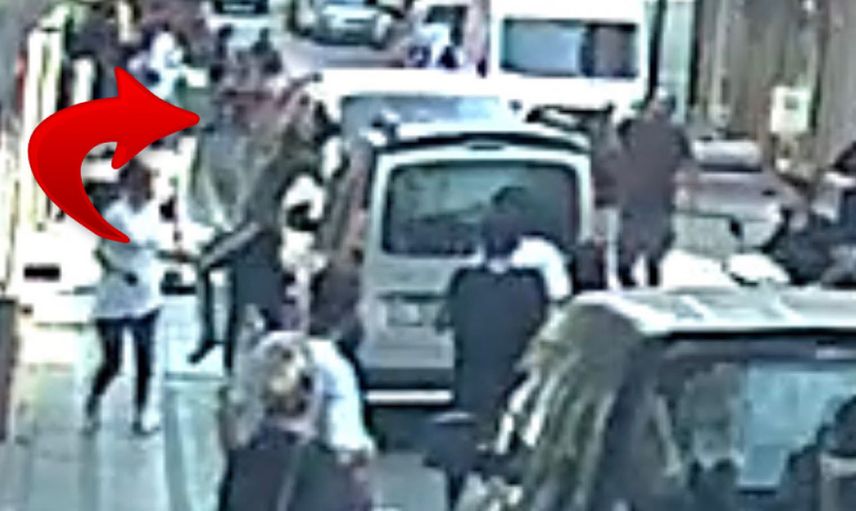 Zeytinburnu'nda balkondan düşen çocuğu resmen havada yakaladılar! Saniye saniye görüntülendi
