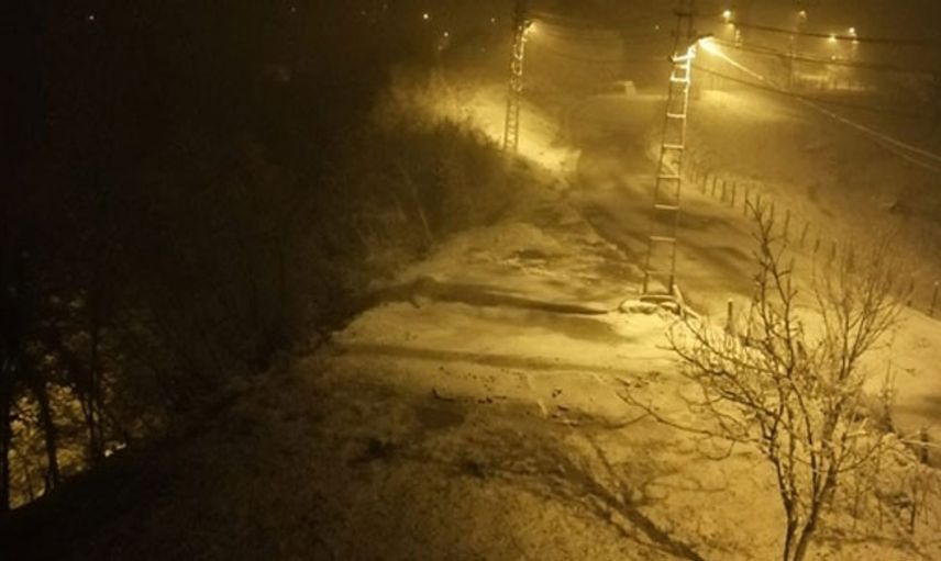 Zonguldak'ın Yüksek Kesimlerinde Kar Yağışı Başladı