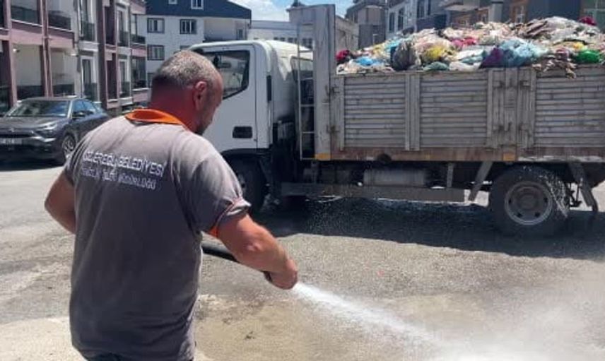 Zonguldak'ta çöplükteki yangın ekiplerin müdahalesiyle söndürüldü