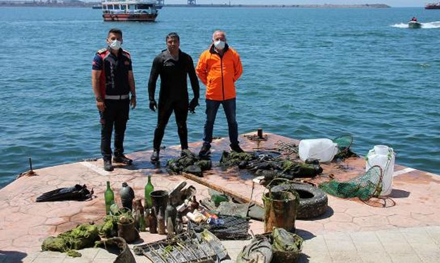 Zonguldak'ta Denizden Neler Çıktı Neler! Demlik, Lavabo, Tekerlek
