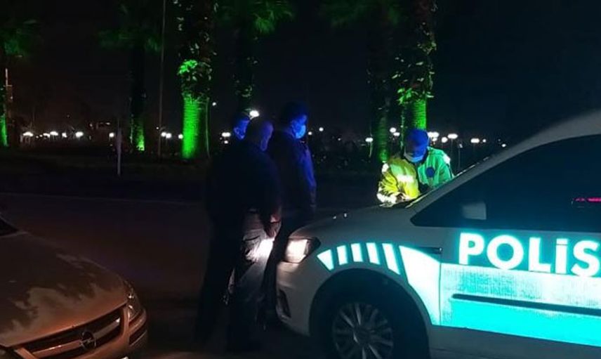 Zonguldak’ta Kısıtlamaya Uymayan Sürücülere Ceza Kesildi