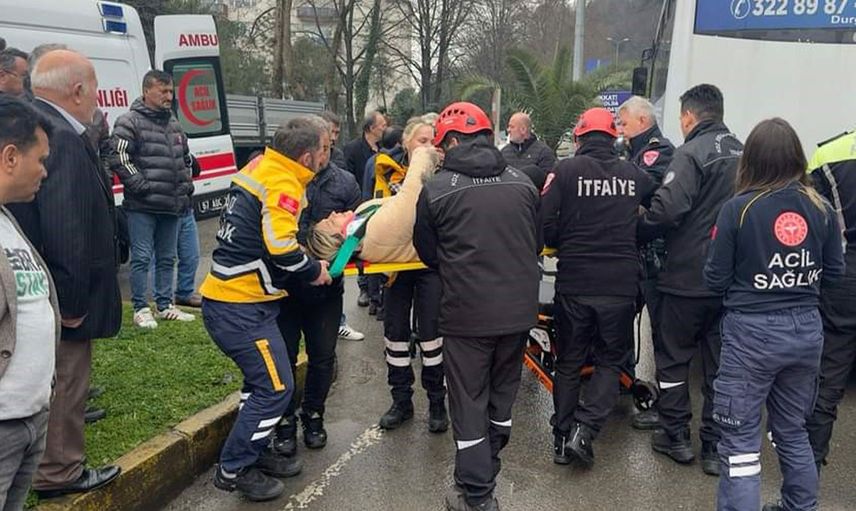 Zonguldak'ta korkutan trafik kazası: 1 yaralı var