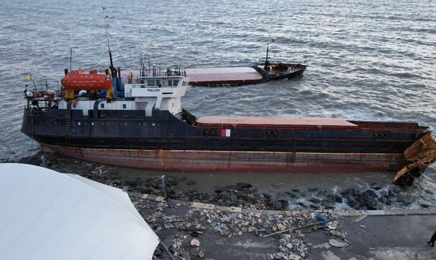 Zonguldak’taki gemide panik anları: Dışarıda biri varsa yardım etsin