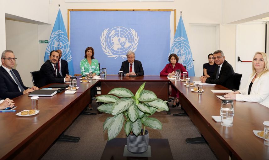 Kıbrıs'ta Guterres öncülüğündeki üçlü görüşme sona erdi