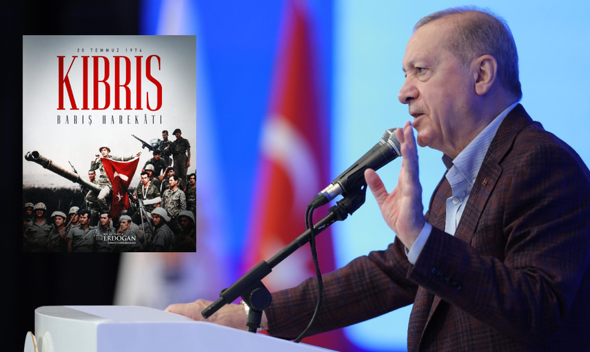 Cumhurbaşkanı Erdoğan'dan Kıbrıs mesajı: Kıbrıs Türk halkını haklı mücadelesinde asla yalnız bırakmayacağız
