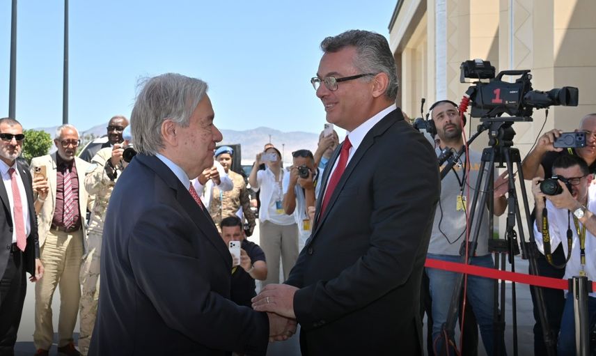 BM Genel Sekreteri Guterres KKTC Cumhurbaşkanı Erhürman ile görüştü