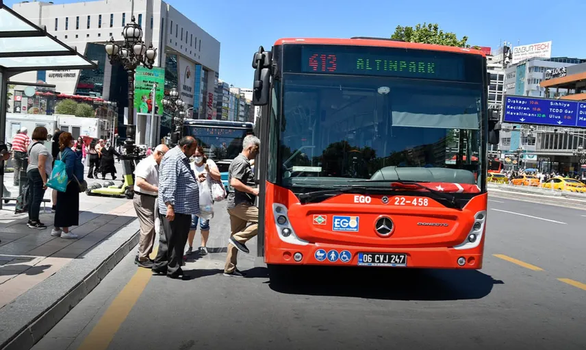 Ankara'da toplu ulaşıma zam