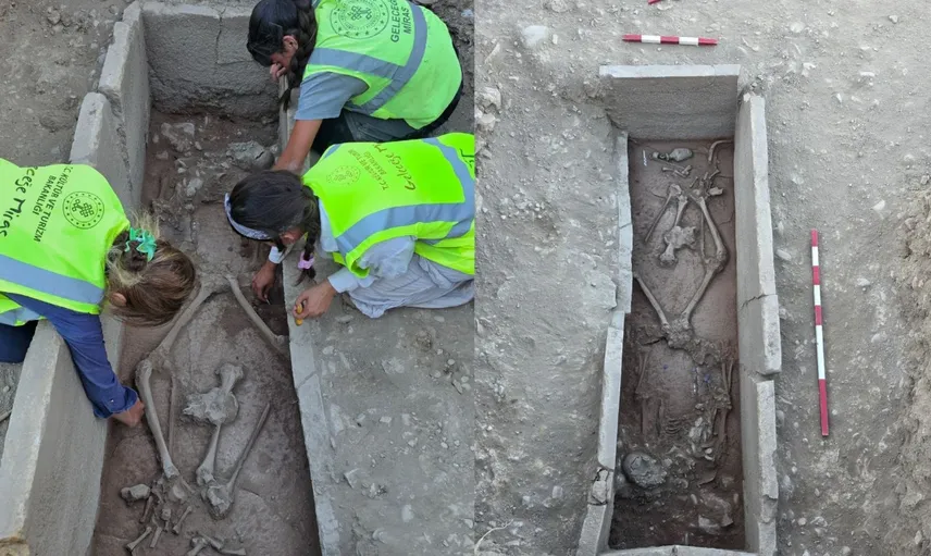 Aspendos’ta 2 bin 400 yıllık heyecanlandıran keşif: Antik güreşçinin mezarı bulundu