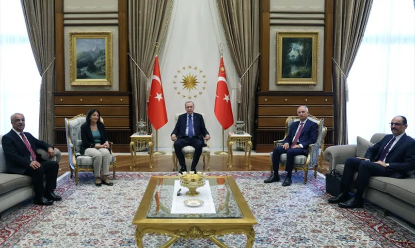 Erdoğan–DEM Parti görüşmesinde masada 5 kritik başlık