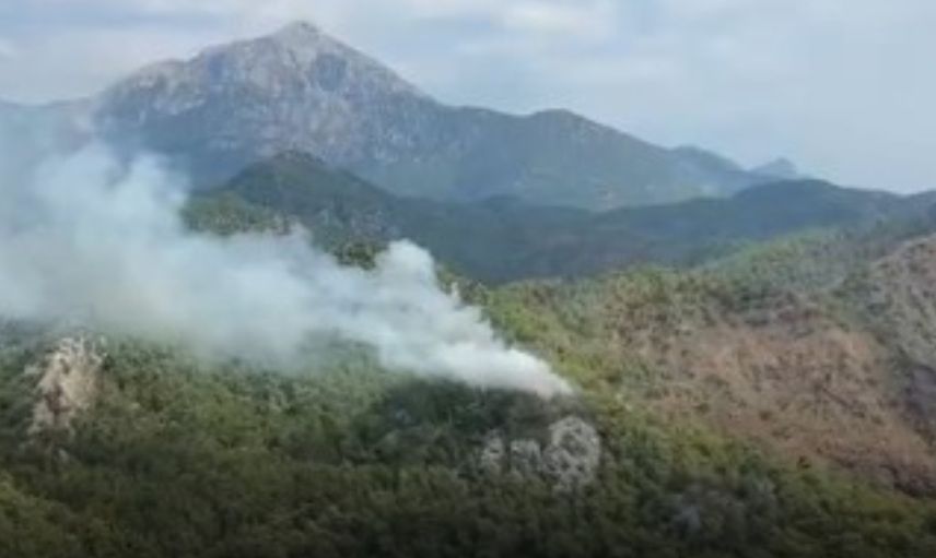 Antalya'da orman yangını: Ekipler müdahale ediyor