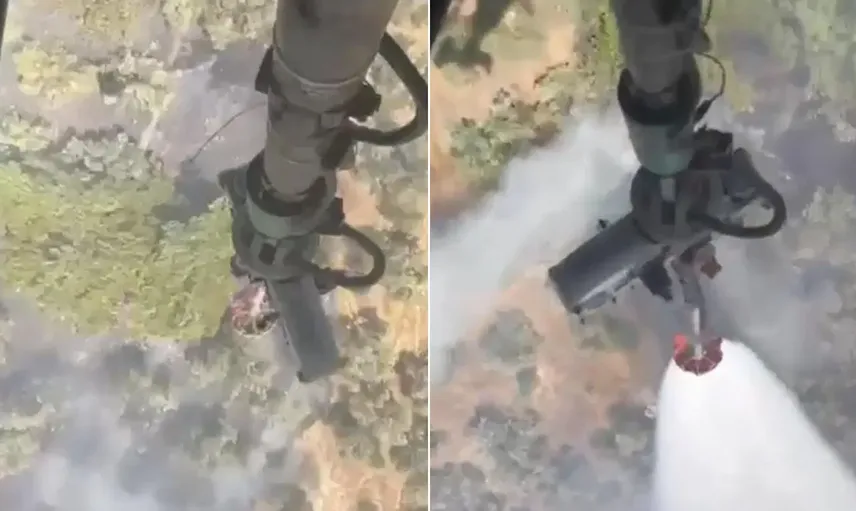 Edremit’te orman yangını: Ekipler havadan ve karadan müdahalede