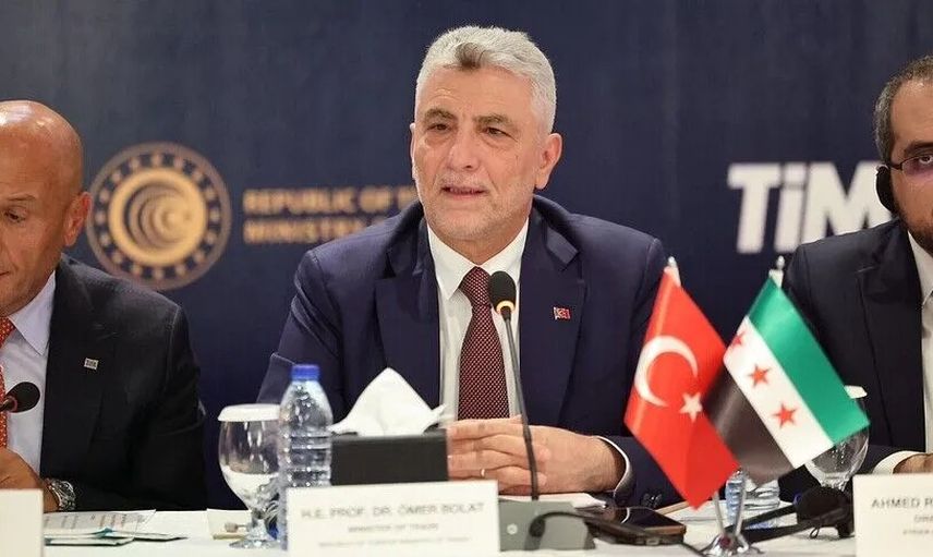 Ticaret Bakanı Bolat Şam'da yatırım ve gümrük işbirliğini görüştü