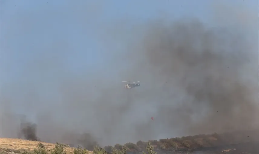 Hatay’da ormanlık alanda yangın