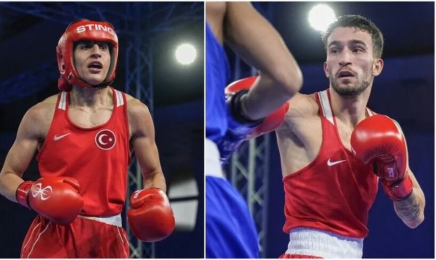 Milli boksörler Gizem Özer ve Semih Gümüş Avrupa Şampiyonası'nda bronz madalya kazandı