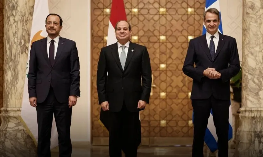 Hristodulidis Doğu Akdeniz'de alternatif enerji hattını açıkladı: El Sisi'den Mısır'da üçlü zirve daveti