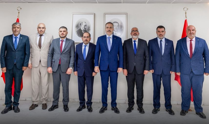 Dışişleri Bakanı Fidan, Suriye Türkmen Meclisi Başkanı ile bir araya geldi
