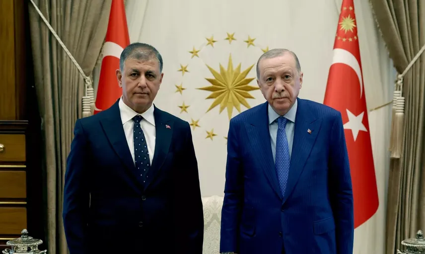 Cumhurbaşkanı Erdoğan, Cemil Tugay’ı Cumhurbaşkanlığı Külliyesi’nde kabul etti